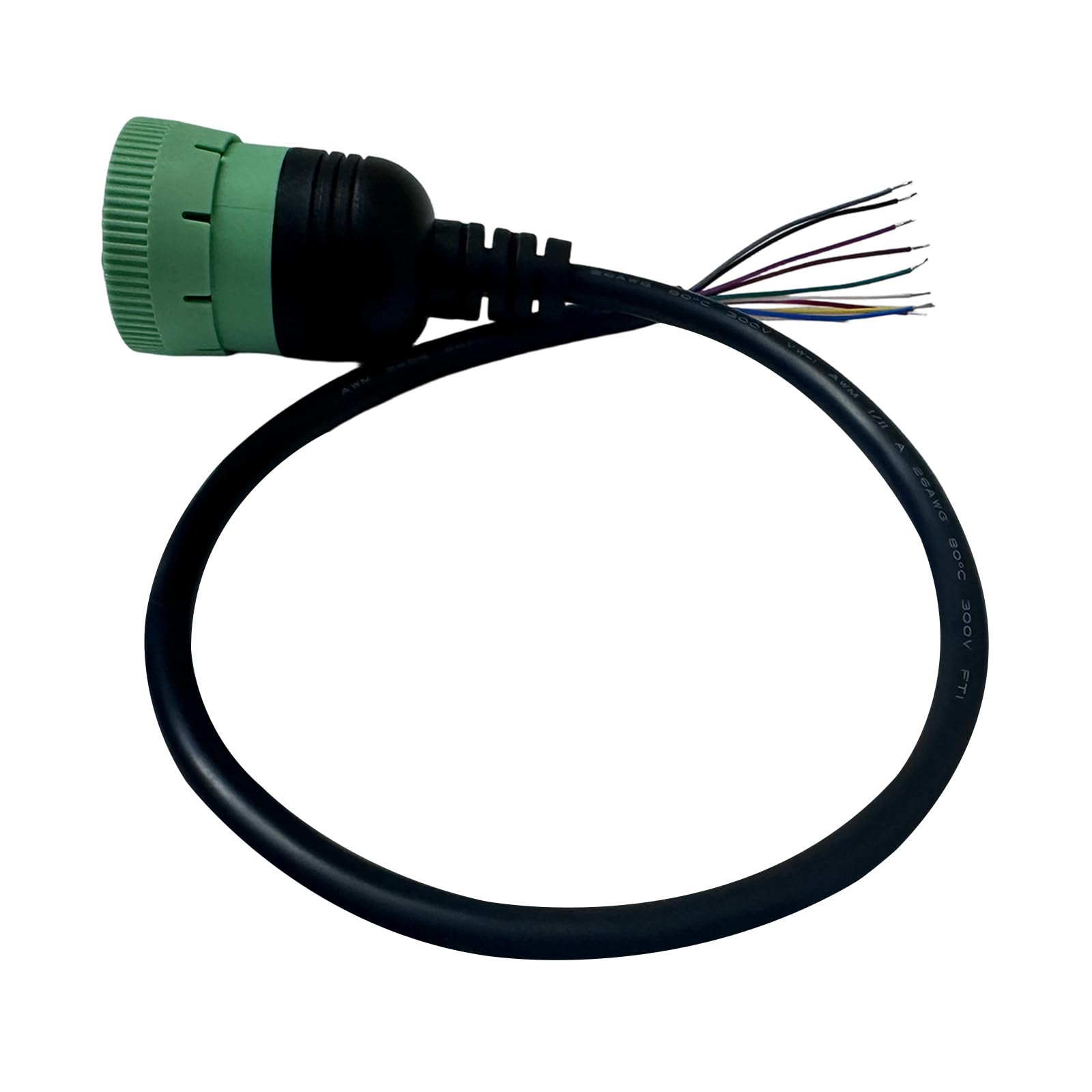 Amazon.com: AMHTDOL Tipo 2 verde J1939 9 Pin al adaptador de cable